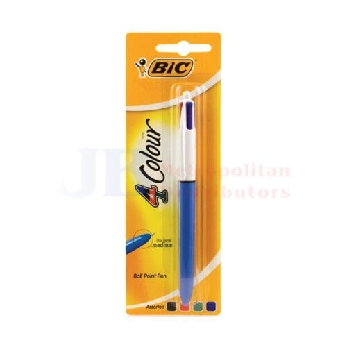 Bic Individual Bic 4 Colour Pens 9310025020435 JBM3951 Bic 4 Colour Pens