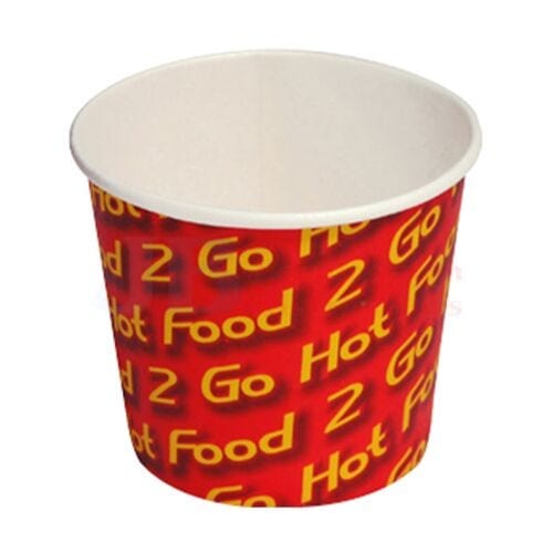 Essentials At Home Individual 8oz Paper Hot Chip Cup 50 Pack 19415207050297 JBM8PHC 8oz Paper Hot Chip Cup 50 Pack
