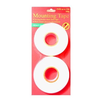 Essentials At Home Individual Mounting Tape 2 Pack BF6009038 Mounting Tape 2 Pack