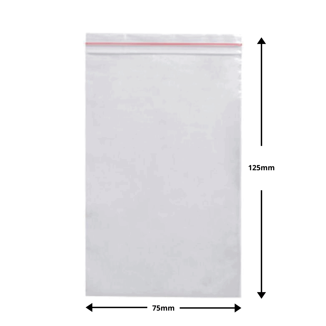Essentials At Home Individual Ziplock Lolly Bags Medium (1000 Units) 125mm x 75mm CQVHJUNUROUS Ziplock Lolly Bags Medium (1000 Units) 125mm x 75mm