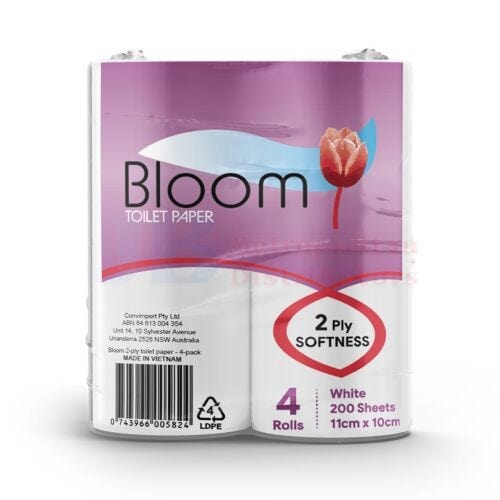 Bloom Toilet Tissue (4 Pack)