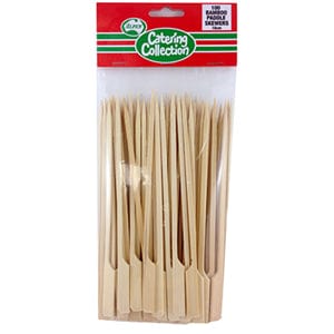 Alpen Alpen Bamboo Skewers Paddle 18Cm (7 ) 100 pack Alpen Bamboo Skewers Paddle 18Cm (7 ) 100 pack