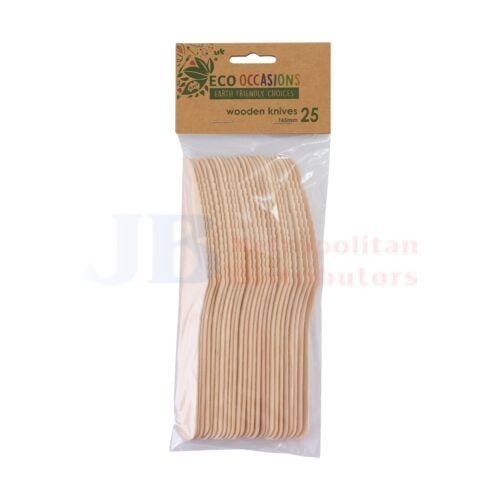 Alpen Individual Alpen Wooden Knife 165mm (25 Pack) 9310720465869 JBM460586 Alpen Wooden Knife 165mm (25 Pack)