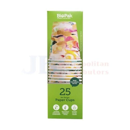 Art Series Biopack Individual Art Series Biopack Paper Cups 280ml (25 Pack) 9344062058557 JBMBPBC Art Series Biopack Paper Cups 280ml (25 Pack)