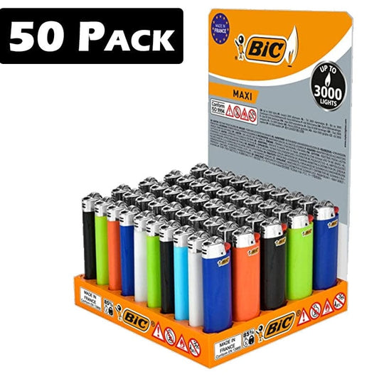 Bic Individual Bic Maxi Lighter 50 Pack BF600348 Bic Maxi Lighter 50 Pack