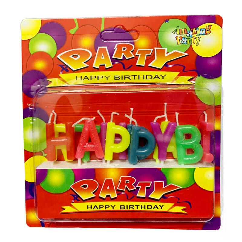 Big League Individual Birthday Candles Alphabet Letters Set BF6160753 Birthday Candles Alphabet Letters Set