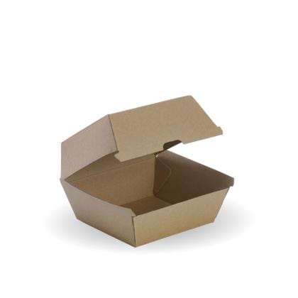 BIOPAK Biopak Container Burger Box 105X105X85Mm (Fsc) 50 pack Biopak Container Burger Box 105X105X85Mm (Fsc) 50 pack