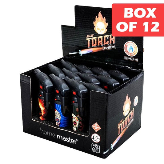 Essentials At Home Blow Torch Lighter Skull Blow Torch Lighter Skull