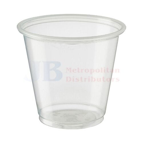 Essentials At Home Individual Plastic Clear Cup 105ml (100 Pack) JBMPCC1 Plastic Clear Cup 105ml (100 Pack)