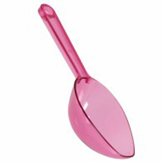 Essentials At Home Individual Plastic Lolly Scoop - Bright Pink (16cm) 13051404802 TPFS4848 Plastic Lolly Scoop - Bright Pink (16cm)