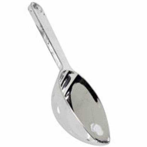Essentials At Home Individual Plastic Lolly Scoop - Silver (16cm) 13051404840 TPFS4839 Plastic Lolly Scoop - Silver (16cm)