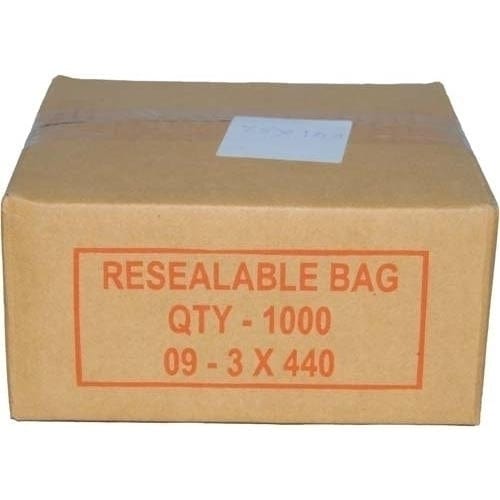 Essentials At Home Individual Zip Bag 75mm x 100mm BF602843 Zip Bag 75mm x 100mm