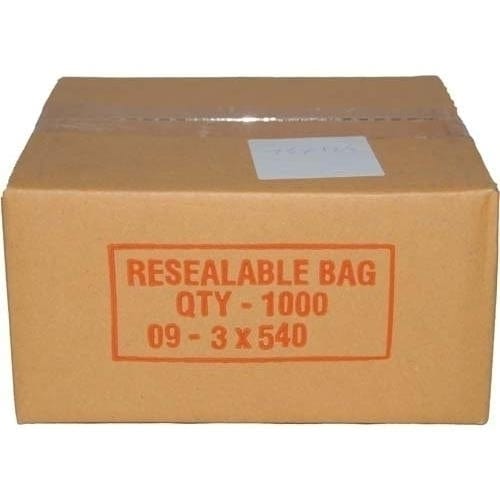 Essentials At Home Individual Zip Bag 75mm x 125mm (1000 Pieces) BF602841 Zip Bag 75mm x 125mm (1000 Pieces)