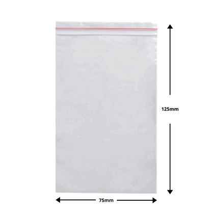 Essentials At Home Individual Ziplock Lolly Bags Medium (1000 Units) 125mm x 75mm CQVHJUNUROUS Ziplock Lolly Bags Medium (1000 Units) 125mm x 75mm