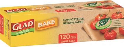 Glad Glad Paper Baking Compostable 120M X 30Cm ROLL Glad Paper Baking Compostable 120M X 30Cm ROLL