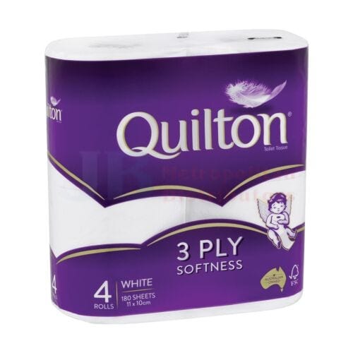 Quilton Individual Quilton Toilet Tissue (4 Pack) 9311505843223 JBM2761 Quilton Toilet Tissue (4 Pack)
