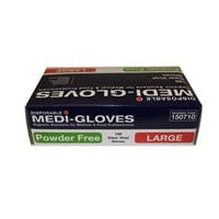 Workplace Workplace Gloves Vinyl Clear Large Powder Free 100 pack Workplace Gloves Vinyl Clear Large Powder Free 100 pack
