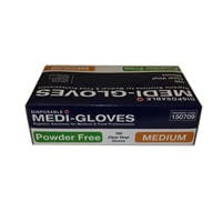 Workplace Workplace Gloves Vinyl Clear Medium Powder Free 100 pack Workplace Gloves Vinyl Clear Medium Powder Free 100 pack