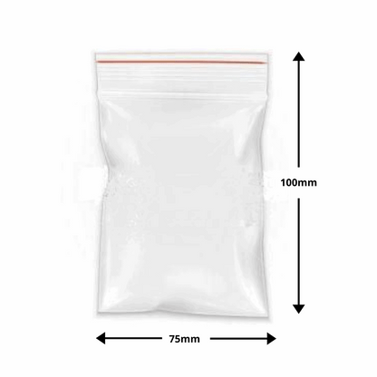 Ziplock Individual Ziplock Lolly Bags Small (1000 Units) 100mm x 75 mm YIZCFUEPYLTI Ziplock Lolly Bags Small (1000 Units) 100mm x 75 mm